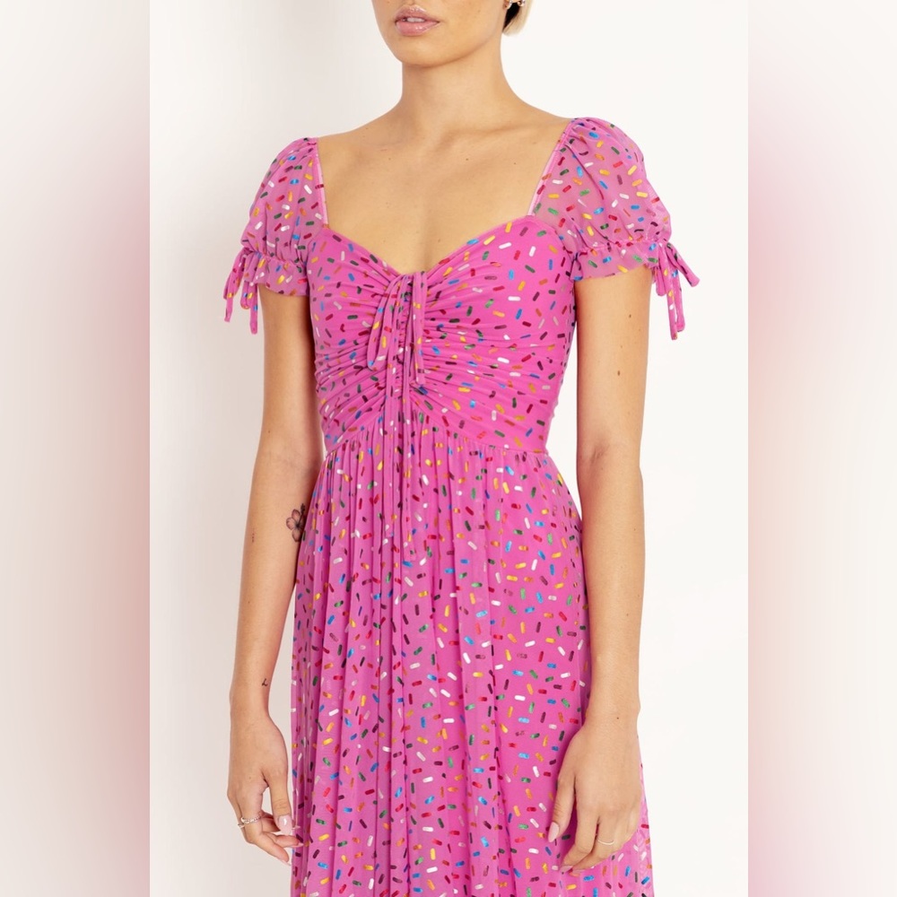 ๐ฅNWT Blackmilk Sprinkles Shiny Tea Party Dress ~ LIMITED Size XS - Picture 5 of 14